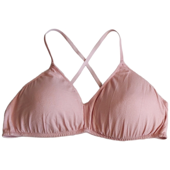 Madewell Intimates & Sleepwear New Madewell Mila Cotton Model Padded Bralette Xl Poshmark